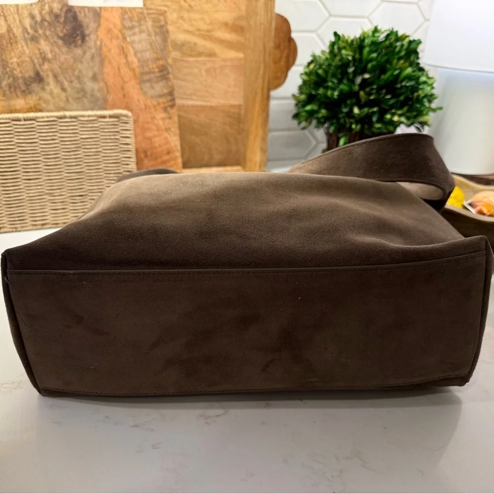 NWT Quince Brown Suede Women's Bag - Picture 3 of 7